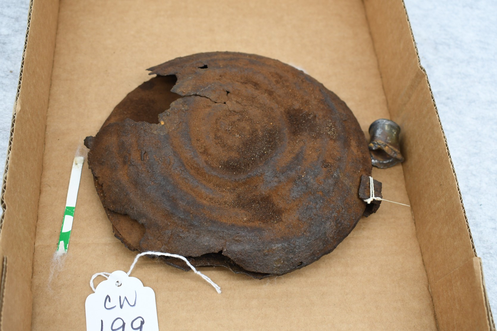 Relic Table 199. M1858 Phila. Depot Canteen Relic - Redding Auction Services